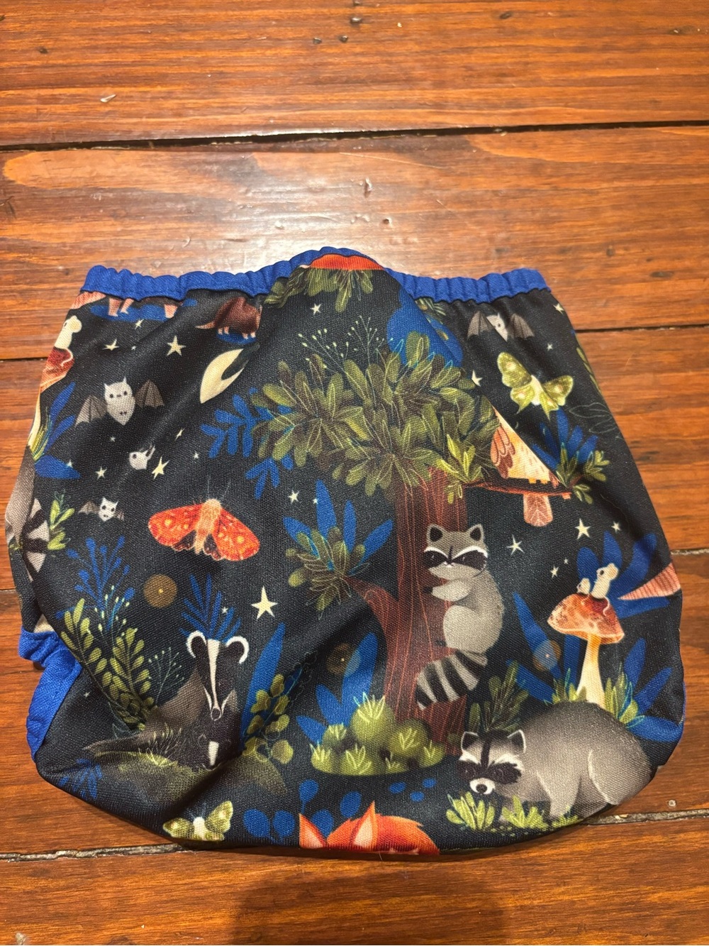 Thirsties Duo Wrap Kids Swim Diaper Cover - Blue Forest Night Print - Picture 2 of 2